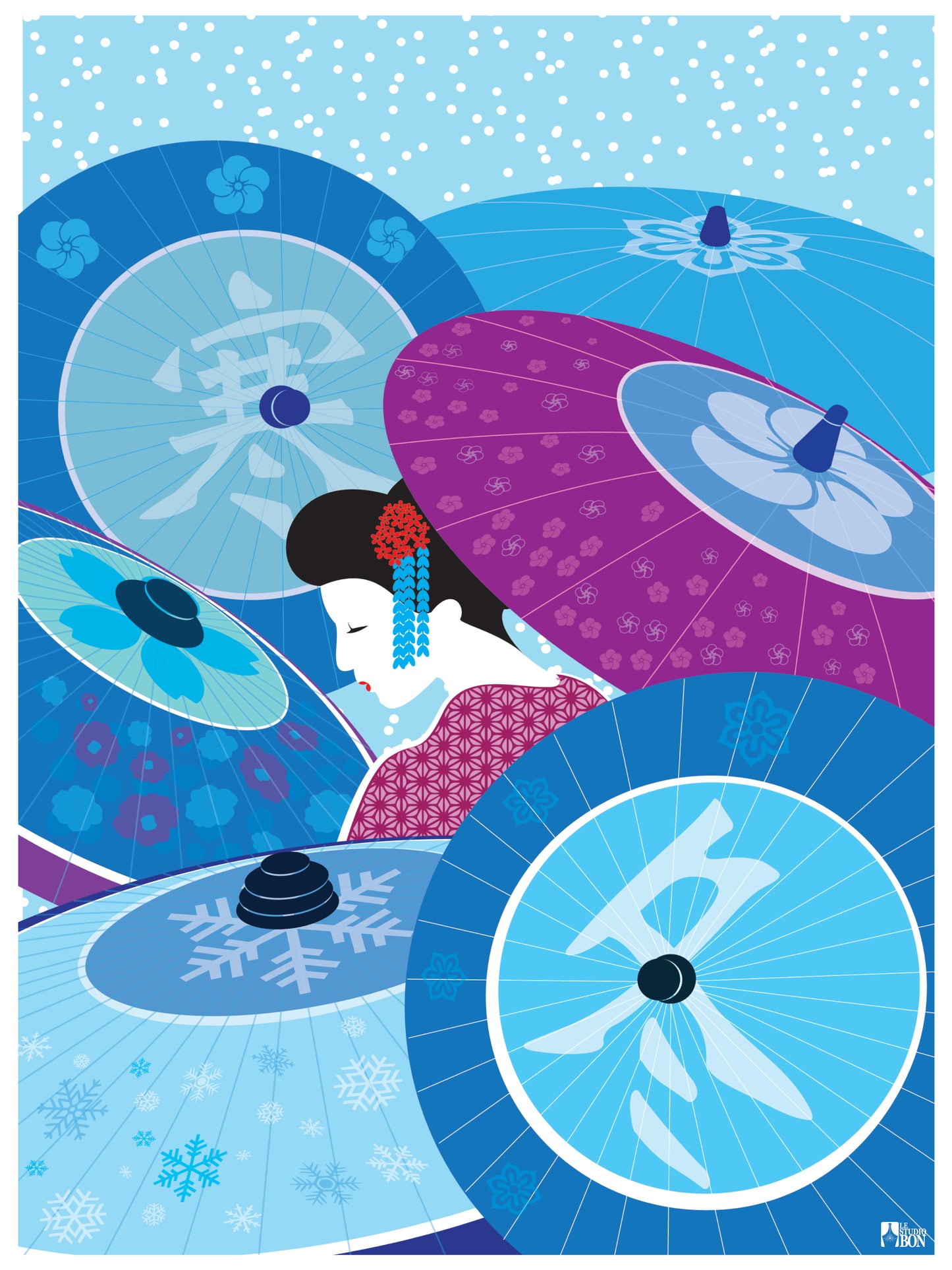 Geisha Winter 冬の芸者