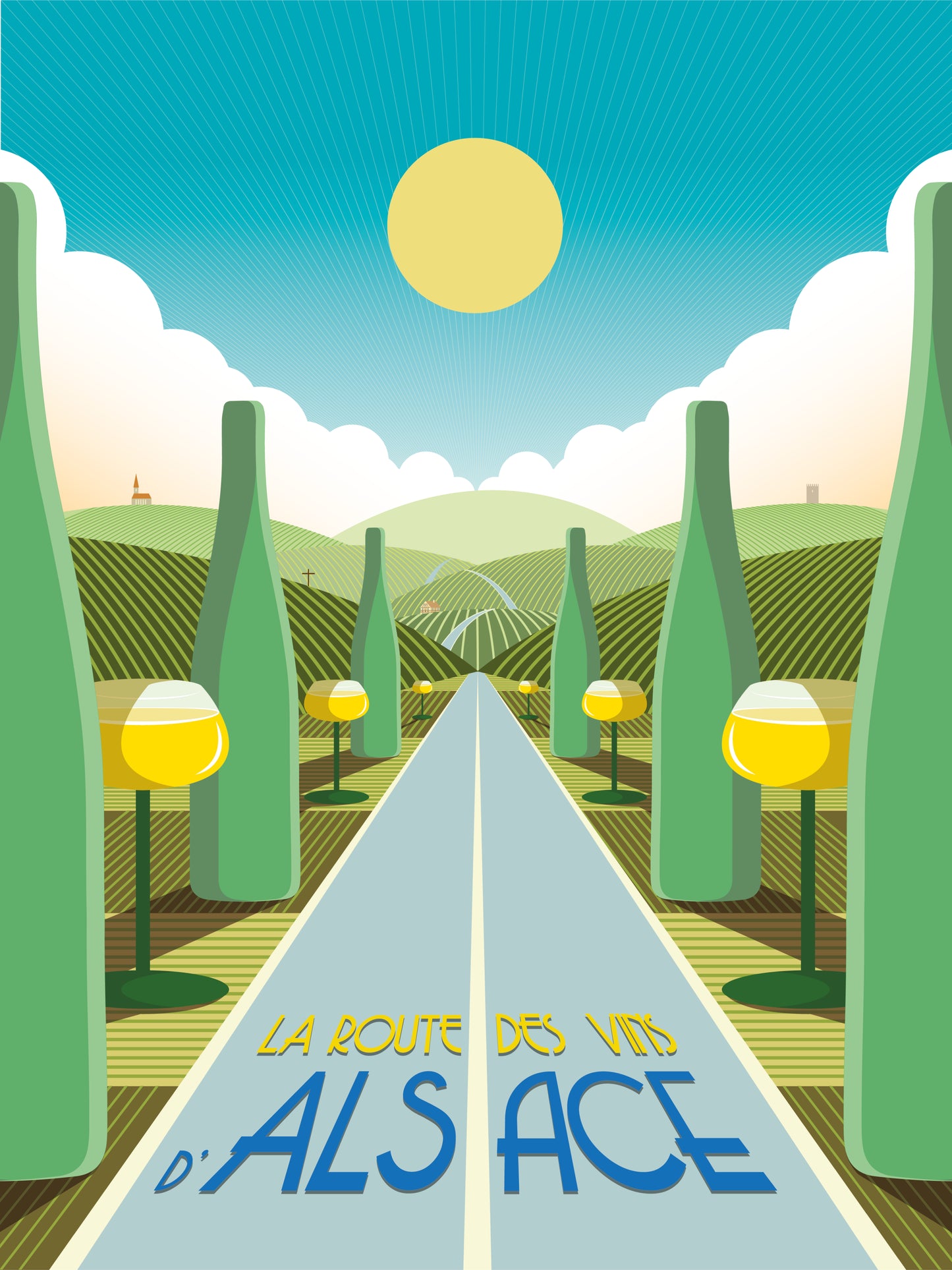 Route des Vins d'Alsace - Variante