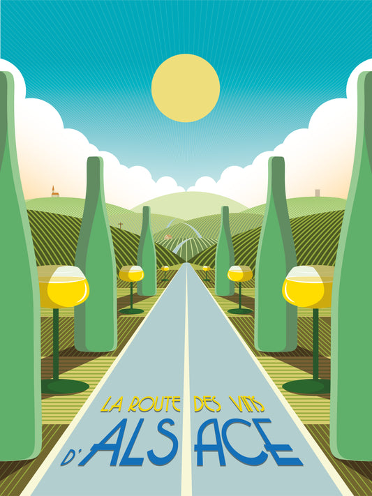 Route des Vins d'Alsace - Variante